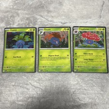 Oddish Gloom Vileplume Cosmos Holo Promo Set Pokemon PFL