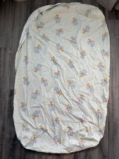 Dundee Crib Sheet Flannel Cotton Teddy Rocking Horse 1987
