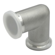 Leybold 3MEK10160 18438 90° Alu DN 40 KF Rohrbogen / pipe elbow -unused-