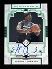 1/5 JSY# 1/1 ! 2022-23 National Treasures Anthony Edwards Green Penmanship Auto
