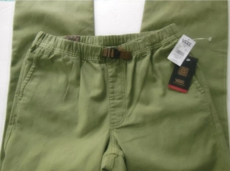 NWT Vans Off The Wall Green Range Elastic Relax Fit Pants Men’s/Women’s  Small 