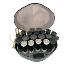 Remington Velvet Flocked Hot Rollers 20 Curlers Model KF-201 NO CLIPS TESTED