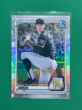 2020 Bowman Draft Chrome Refractor #BD-90 Nick Garcia 1st Bowman Chrome