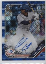 2019 Bowman Chrome Prospects HTA Choice Refractor /150 Isiah Gilliam Auto 1b03