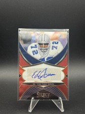 2024 Panini Select - Select Signatures Ed "Too Tall" Jones #SSP-EJS Red Prizm...