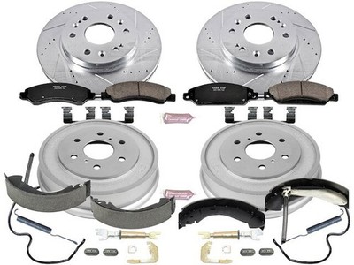 For 2005-2006 GMC Sierra 1500 Brake Pad Rotor Shoe Drum Kit Power Stop 41625GSCH