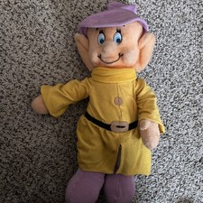 Vintage Walt Disney x California Stuffed Toys Snow White Dwarfs Dopey Plush 20"