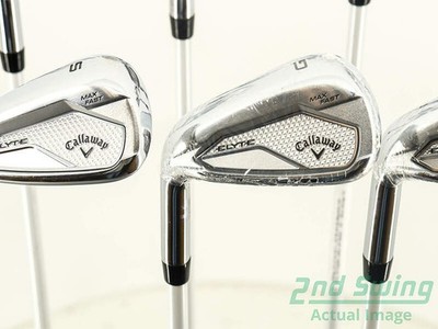 Callaway Elyte X Iron Set 6-PW AW GW SW Graphite Ladies Left -3/4