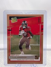 2020 Donruss Football #342 Tyler Johnson Canvas Studio Series Rated Rookie /100