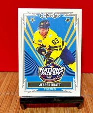 2025-26 O-Pee-Chee Hockey Retro 4 Nations Face-Off #538 Jesper Bratt Sweden