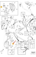 Supporto batteria sistema raffreddamento VOLVO XC90 MK2 31437382 NUOVO ORIGINALE
