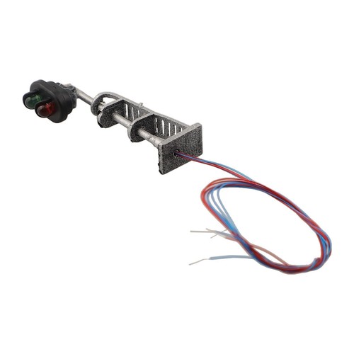 3pcs/ Set Model Railroad N Scale 1:87 Track Signals 2-LEDs Green Red Block Light - Picture 13 of 24