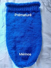 Cocon De Naissance Ou Chaussette d’emmaillotage Pour Bébé Prématuré (Mérinos)
