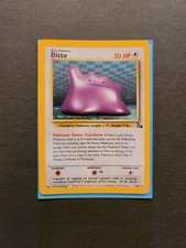 Pokémon TCG Fossil Ditto #3 Holo NM