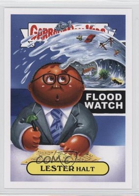 2016 Garbage Pail Kids Prime Slime Trashy TV News Show Stickers Lester Halt 0c4