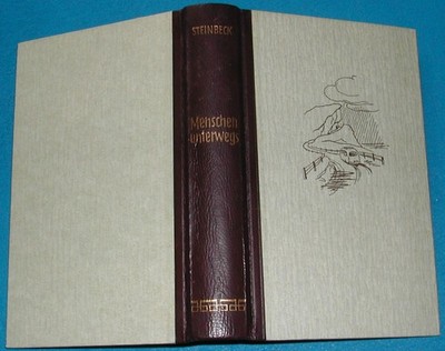 Hardcover : John Steinbeck : Menschen unterwegs : Halbleder : Fackelverlag