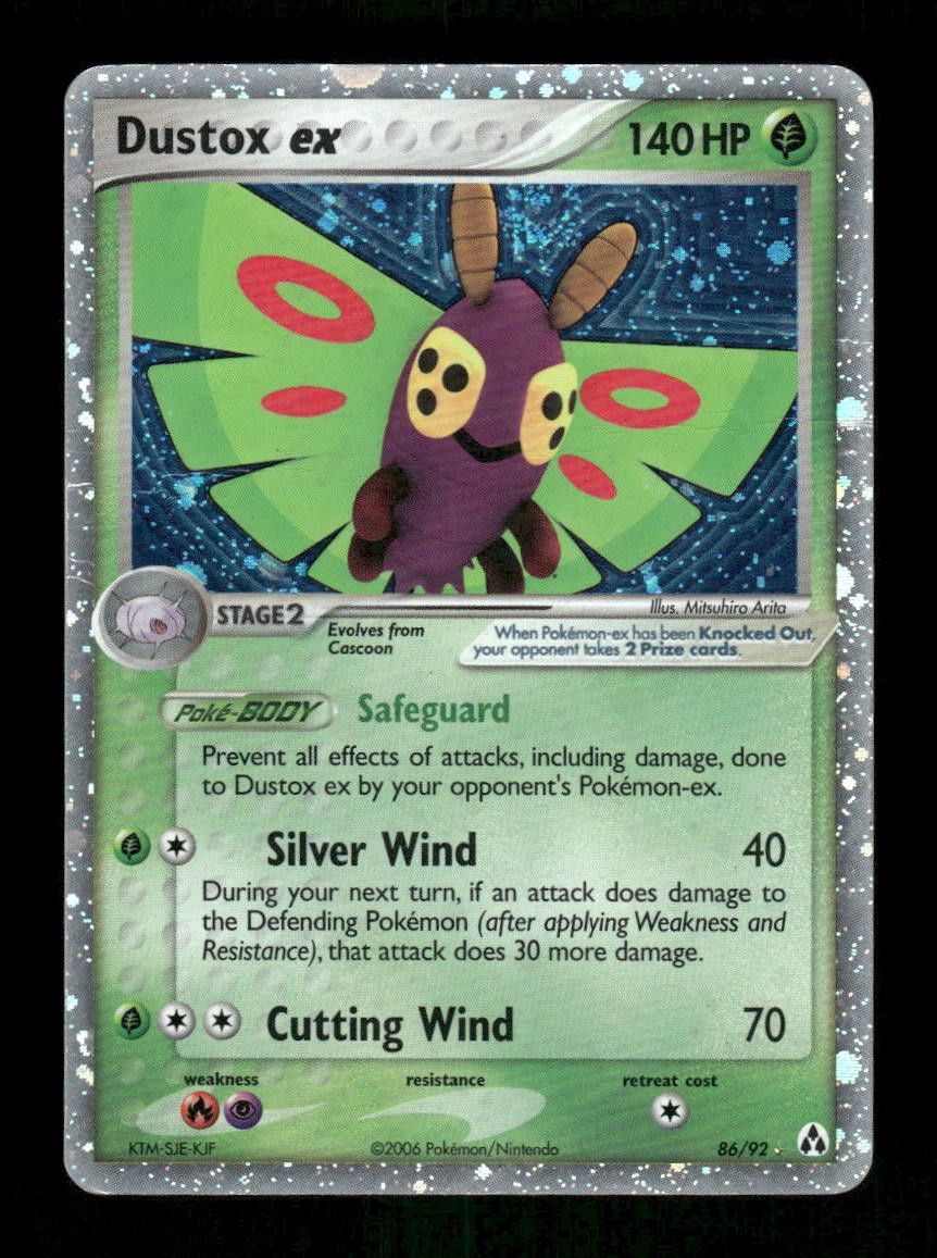 Pokemon Dustox ex Ultra Rare Legend Maker 86/92 NM