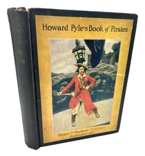 HOWARD PYLE'S BOOK OF PIRATES (1921) * Lovely Color Illustrations * 1ST EDITION