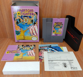 Nr MINTY BOX CIB Phantom Fighter complete in nintendo nes collector lot CLEAN A+