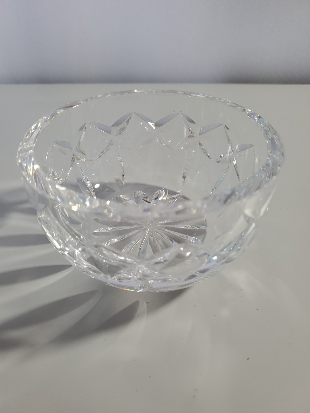 Waterford Lismore 5-inch Diamond Cut Crystal Bowl Signed