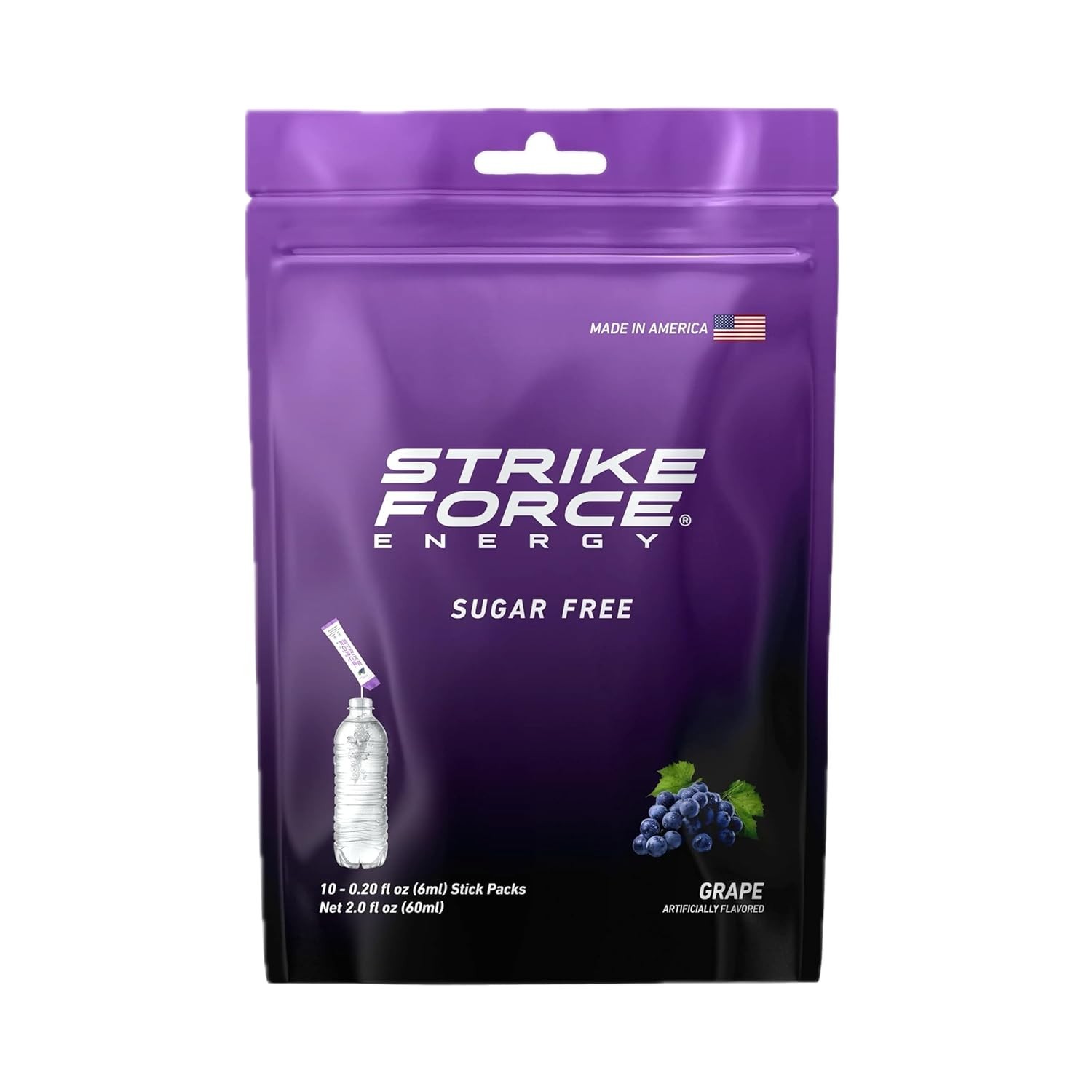 Revitalize with Strike Force Lemon Energy Drink Mix - 40 Caffeine-Free Packets
