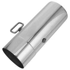  Chimney Pipe with Damper: 76mm Wood Stove Damper Control Adjustable Stainless
