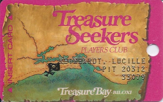 Treasure Bay Casino - Biloxi, MS - 1st Issue Slot Card