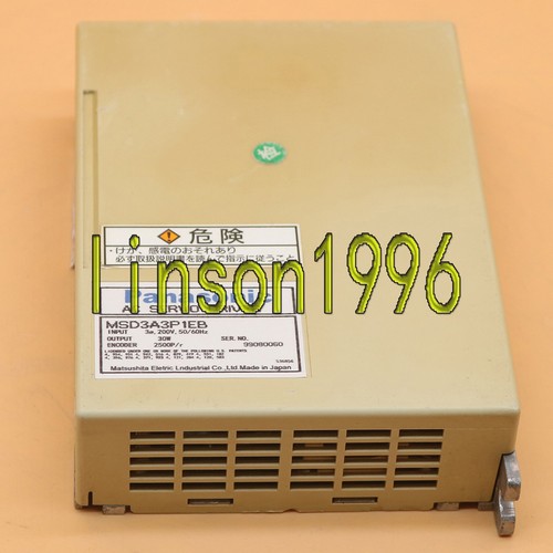 Used for Panasonic MSD3A3P1EB AC Servo Drive Tested Good - Picture 2 of 7