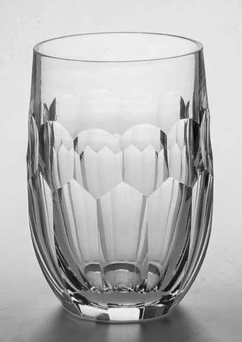 Set of 3 WATERFORD Curraghmore Cut Handblown Crystal Flat Tumbler Glasses 10 oz.