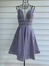 Narianna XS Lavender Glitter Sparkling Cocktail/Homecoming Dress