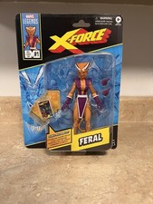 X-Men Marvel Legends Series Feral 6-Inch Action Figure Retro Comic X-force