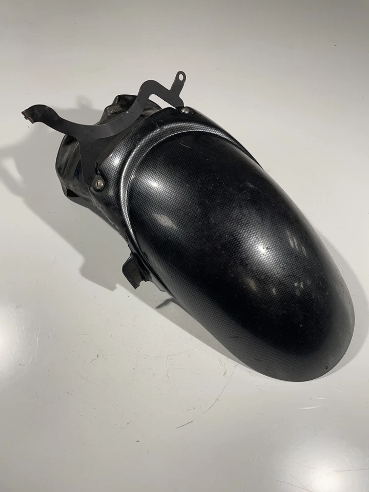 2000 - 2003 Triumph TT 600 TT600 Rear Carbon Look Mudguard Hugger Poss Broken - Image 2 of 4