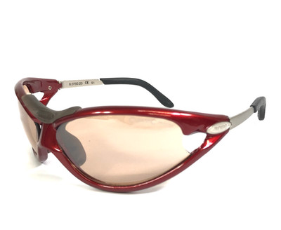 Alpina Sonnenbrille Airframe Zero 8.0750.20 S1 Rot Silber Leicht Wrap