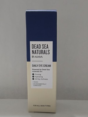 Dead Sea Naturals by AHAVA Daily Eye Cream, for Puffiness + Dark Circles, 15ml
