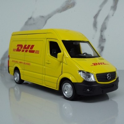 Mercedes Benz Sprinter DHL Van 1:36 Scale Diecast Model MB Toy Gift