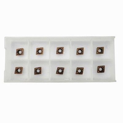10 PCS CCMT21.51 CCMT060204 MM25 Carbide Turning Inserts CNC Lathe Tool Part