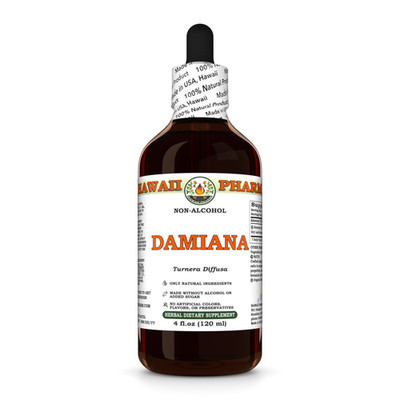 Damiana (Turnera Diffusa) Glycerite, Dried Leaf Liquid Extract