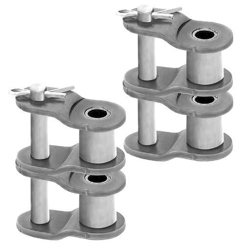 60H-2 Offset Half Link for Heavy Duty Roller Chain Double Strand (Qty 2) - Picture 2 of 8