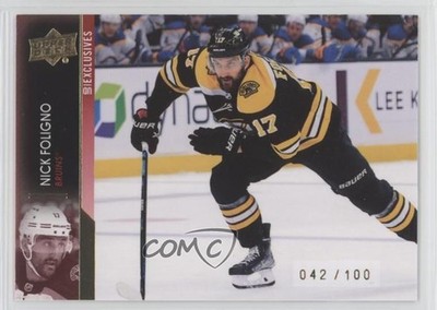 2021-22 Upper Deck Extended Series Exclusives 42/100 Nick Foligno #512 2vh