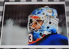 David Rittich Signed 8x10 Photo New York Islanders