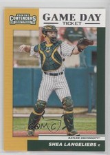 2019 Panini Contenders Draft Picks Game Day Ticket Shea Langeliers #18 2o7