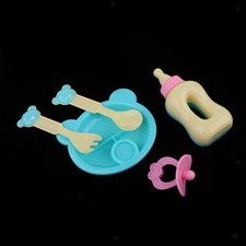 5 pezzi posate in plastica set di posate da tavola per bambole mellchan da 25 cm