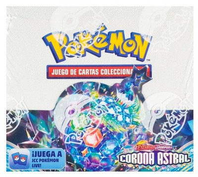Pokemon TGC Scarlet & Violet Stellar Crown Corona Astral 36 Packs Spanisch