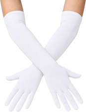 Spandex Costume Gloves 18" Long Halloween Cosplay Costume Party Gloves