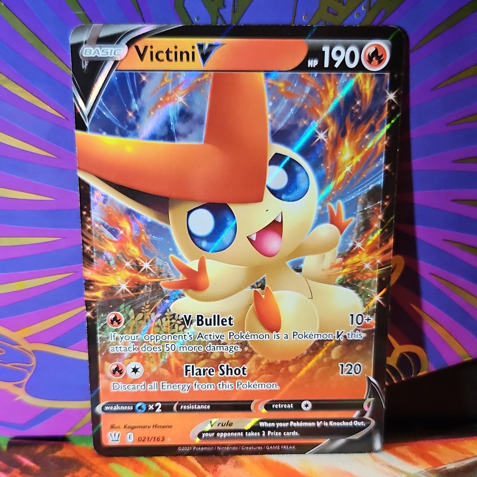 Pokémon TCG Victini V 021/163 Battle Styles