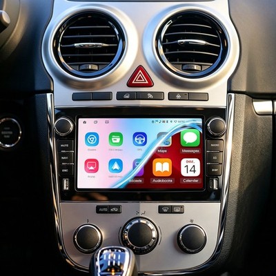 7'' Android 15 Apple Carplay Autoradio GPS FM RDS BT Für Opel Corsa D 2007-2012