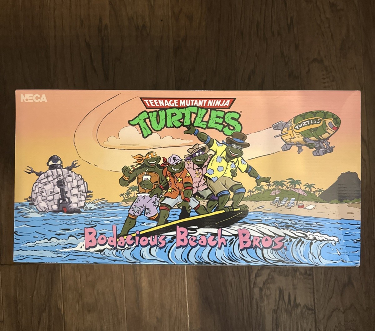 NECA SDCC TMNT Bodacious Beach Bros Teenage Mutant Ninja