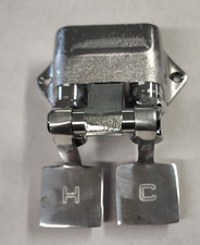 Chicago Faucets Hot / Cold Pedal Box w/ short Pedal valves Chrome