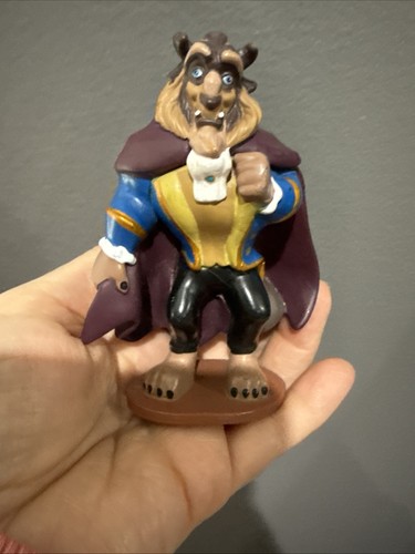 Disney Beauty and The Beast PVC BEAST 4” w / Cape Figure Cake Topper Toy