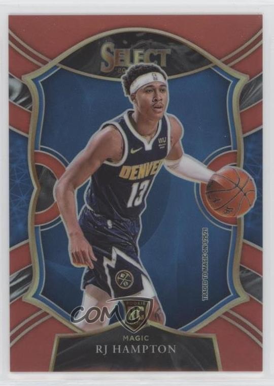 2020-21 Panini Select Concourse Red Prizm /199 RJ Hampton #84 0nn9